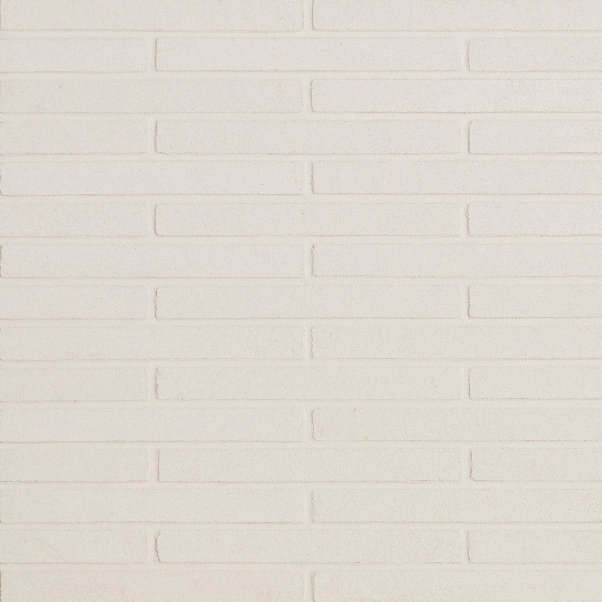 Elabrick Verblender Paris, BxL: 37x4 cm, weiß, für Außen- und Innenbereich, 1 m²