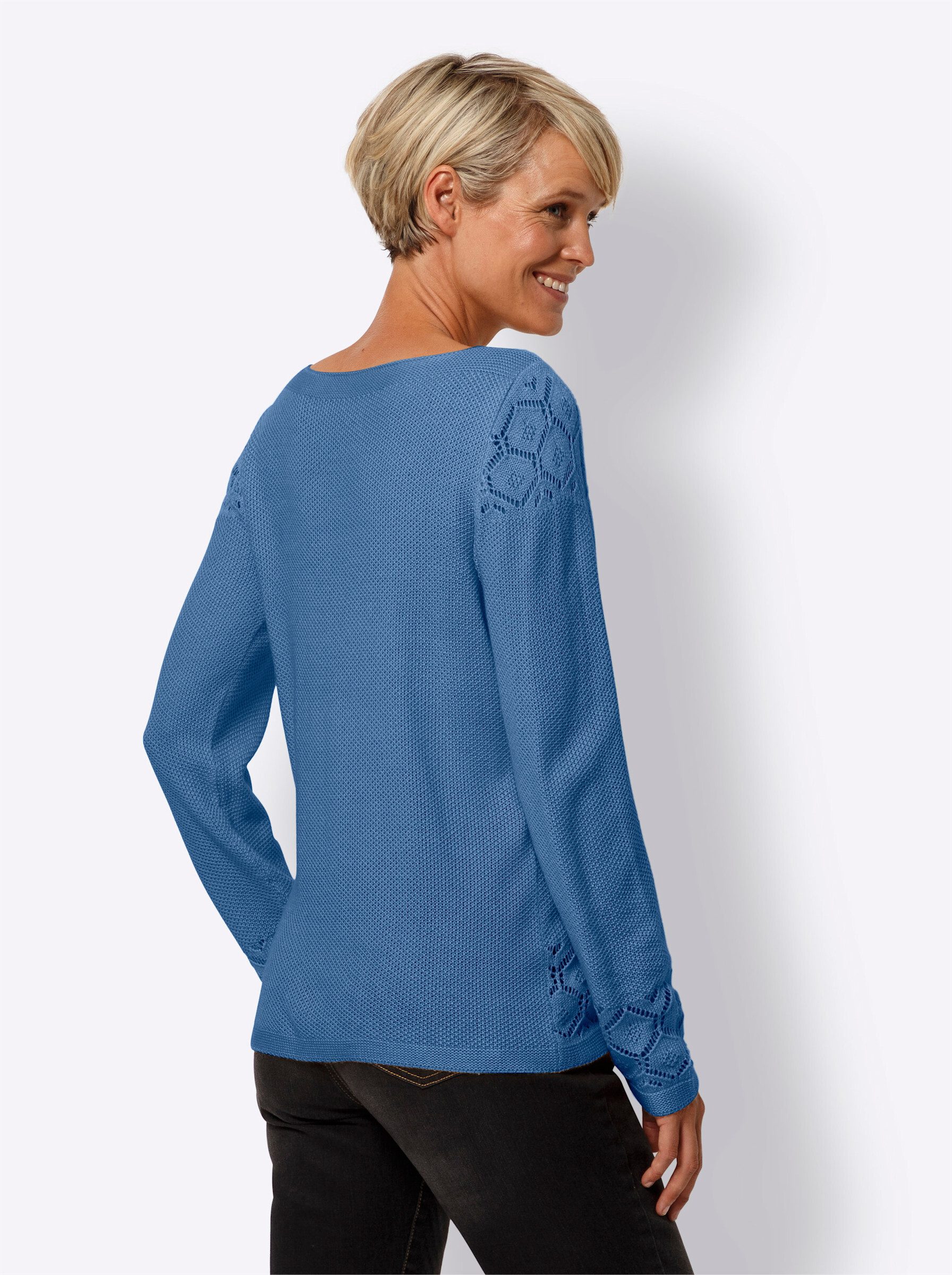 Sieh an! Strickpullover Langarm-Pullover günstig online kaufen