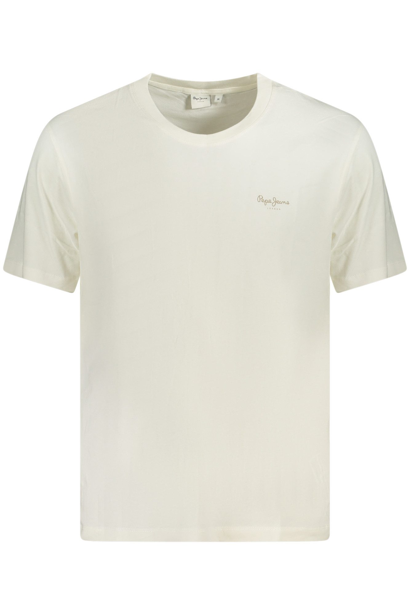 Pepe Jeans T-Shirt Эко-товарes Herren T-Shirt - Weiß, Rundhals &