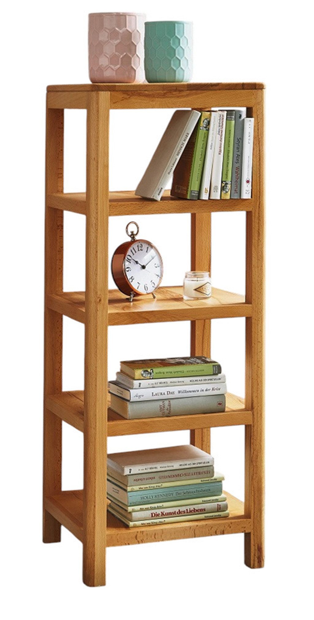 Main Möbel Standregal Regal 40x106cm 'Bayreuth' Kernbuche massiv