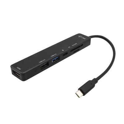 I-TEC Laptop-Dockingstation USB-C Travel Easy Dockingstation 4K HDMI Power Delivery 60W, SD- und microSD-Kartenleser