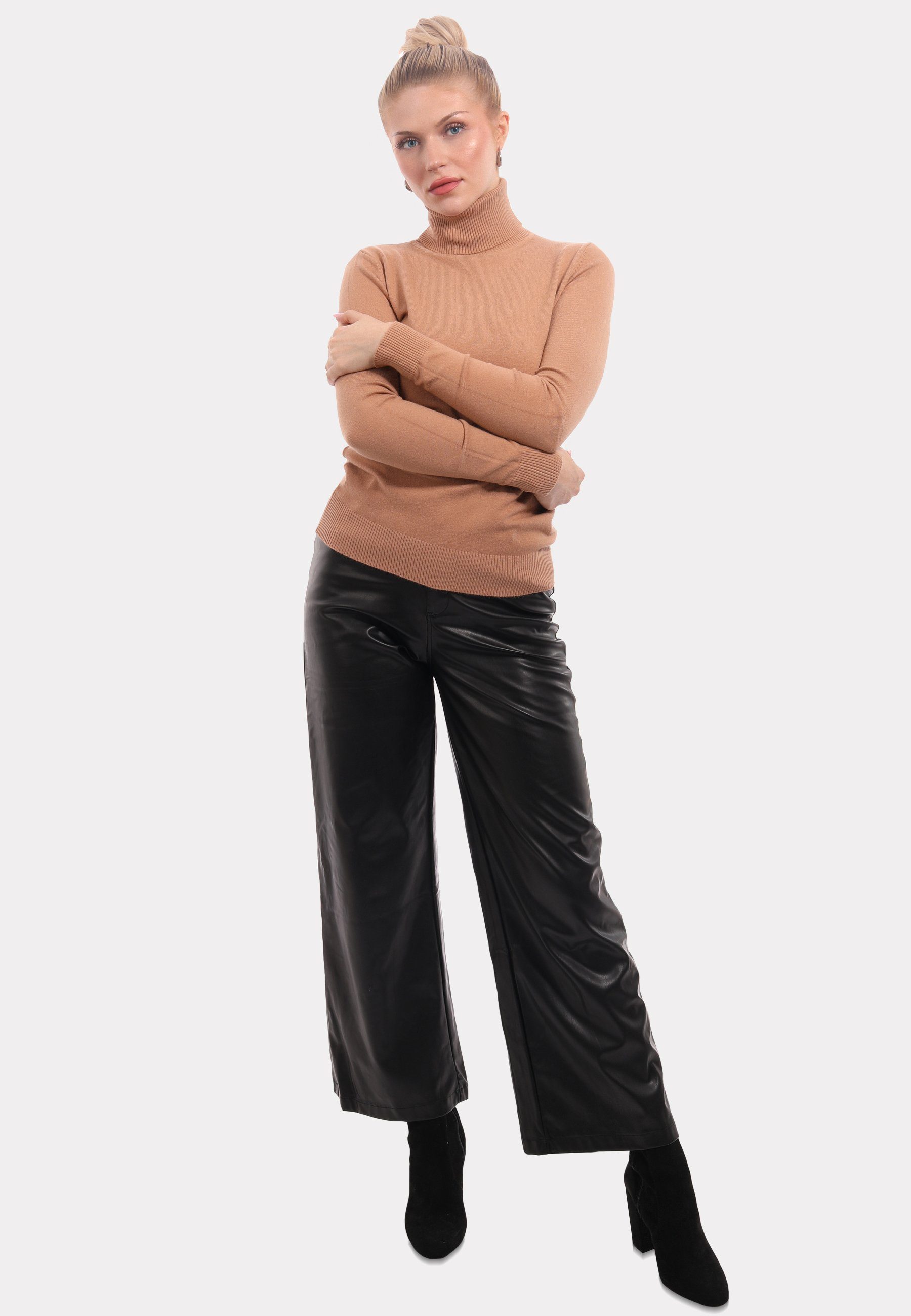 YC Fashion & Style Rollkragenpullover Basic günstig online kaufen