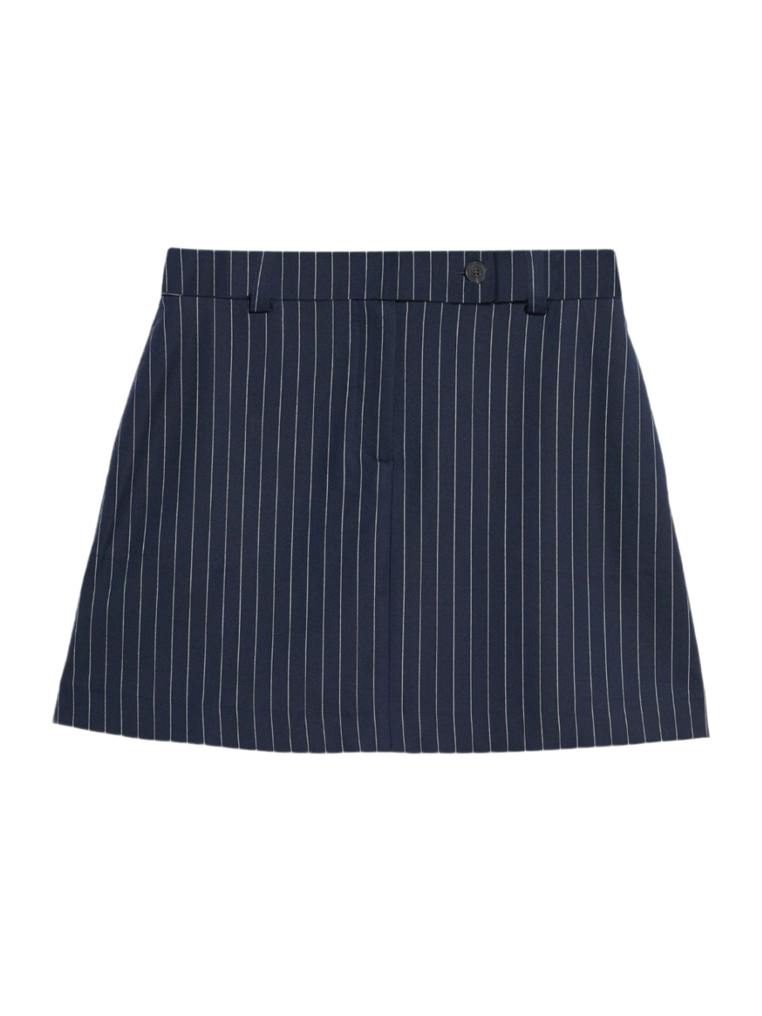 Armedangels Minirock blau,Basic,Lyocell,Gestreift,Regular Fit,Mittel