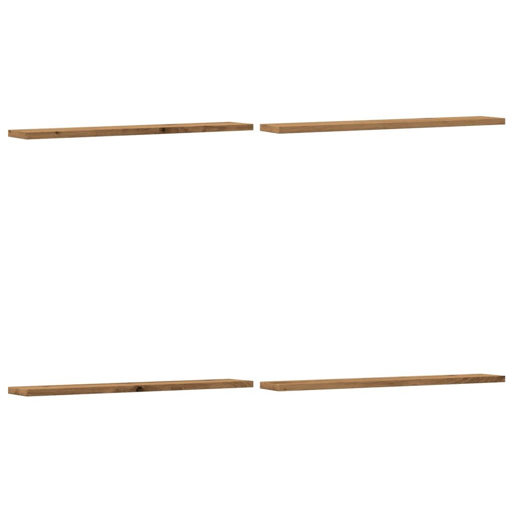 vidaXL Wandregal Wandboard Regalboard Regal Wandregale 4 Stk Artisan-Eiche günstig online kaufen