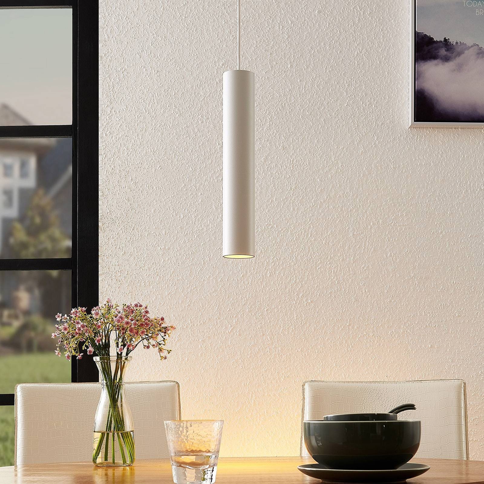 Arcchio Hängeleuchte Ejona, Metall, Weiß IP20, 1 x 8 W LED