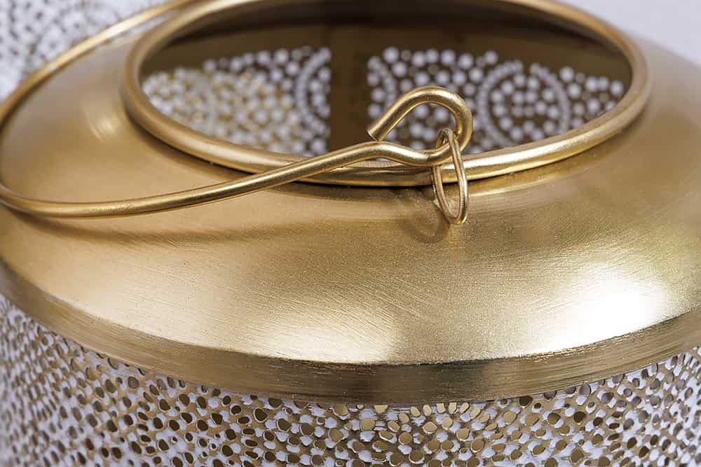 Sitheim-Europe Windlicht ORIENT Deko Windlicht mit Patina handmade Laterne (1 St)