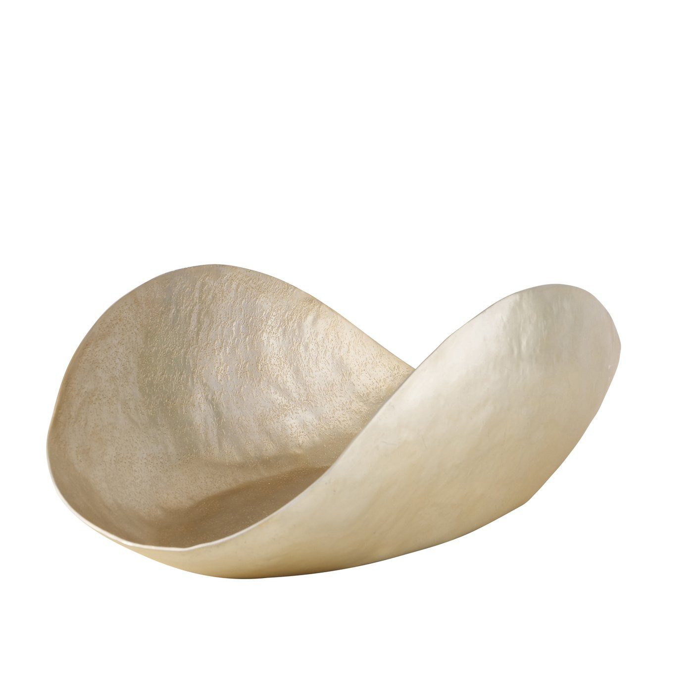 Dekoschale Schale Glamis goldfarben 38,5cm lang