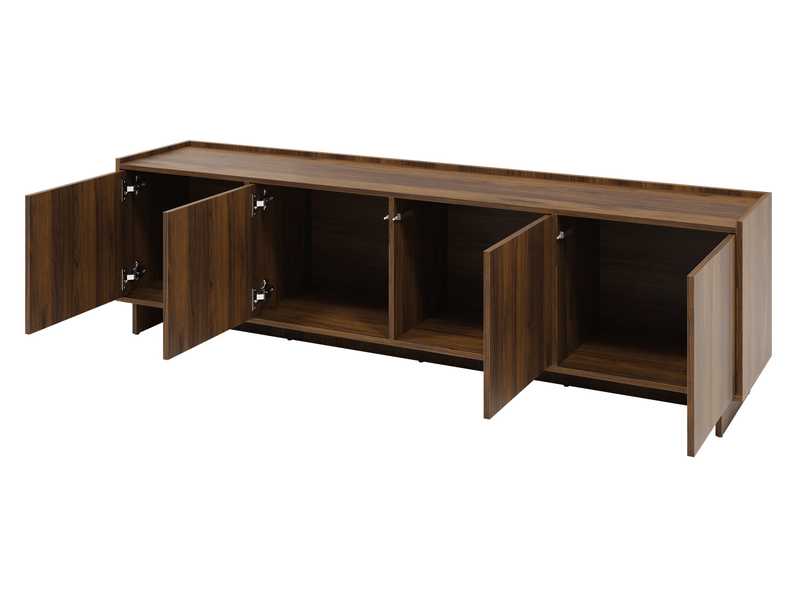 MIRJAN24 TV-Schrank Yasumi 195 (mit vier Drehtüren) 195x39x55 cm, Push to open