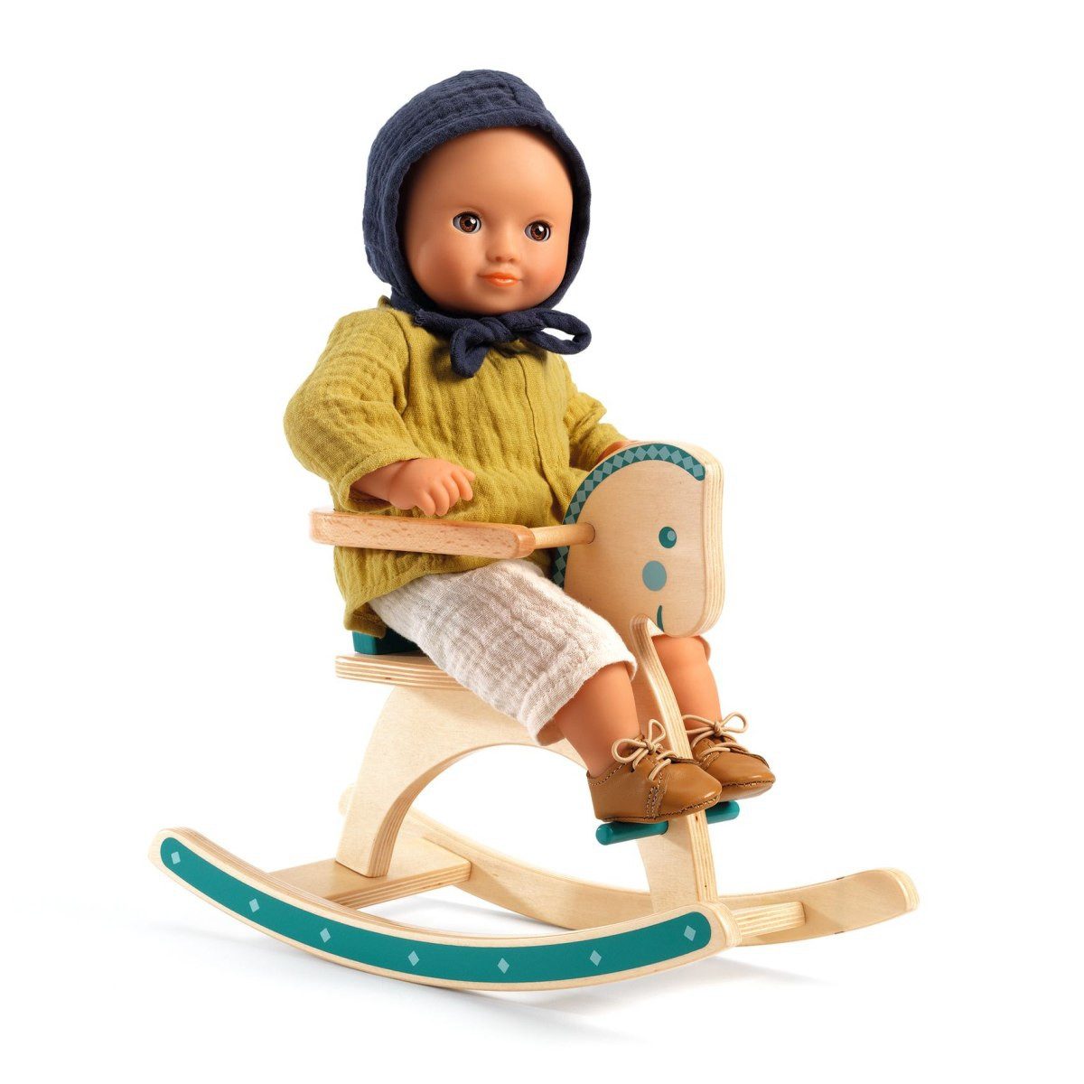 DJECO Schaukelpferd POMEA Puppen Schaukeltier Mini-Schaukelpferd günstig online kaufen