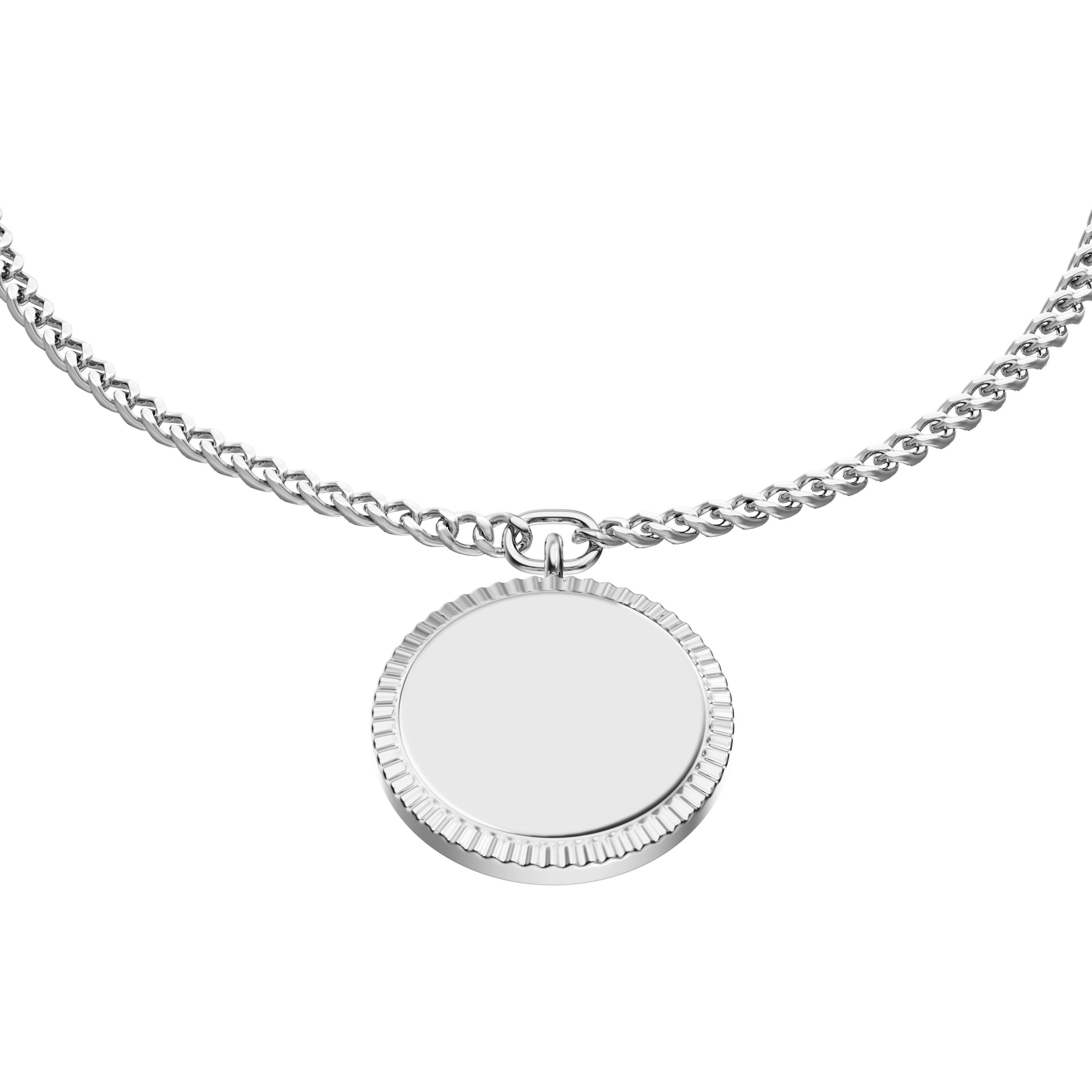 Fossil Armband Schmuck Geschenk Edelstahl Armschmuck Kreis Scheibe Ellis