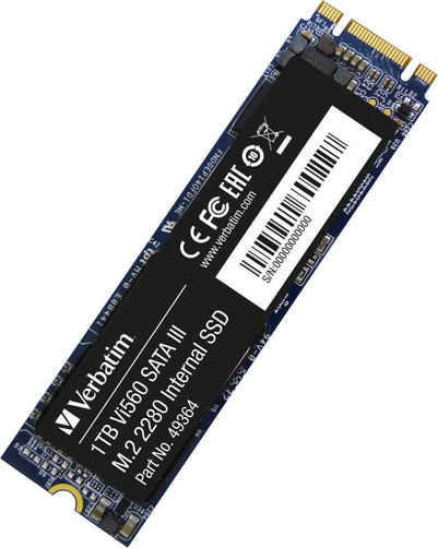 Verbatim Vi560 S3 M.2 interne SSD (1 TB) 560 MB/S Lesegeschwindigkeit, 520 MB/S Schreibgeschwindigkeit