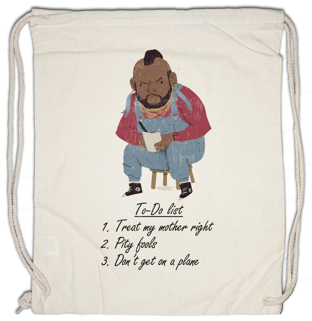 Turnbeutel Ba To-Do List Turnbeutel The A Murdock B. A. Team Hannibal Baracus Mr.