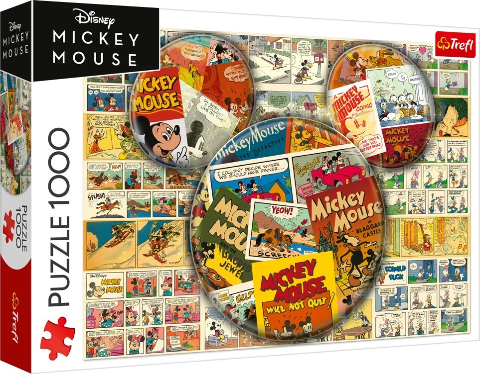 Trefl Пазлы Trefl, Mickey Mouse, 1000 Teile Пазлы, 1000 Пазлыteile, Made in Europe