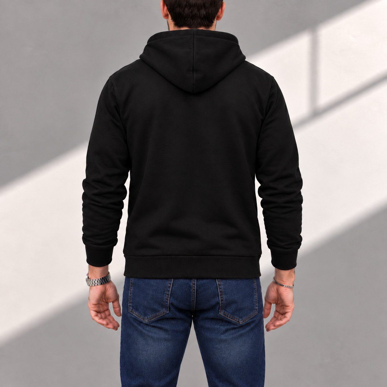 S&S Kapuzensweatshirt Hoodie Herren Kapuzenpullover Moderne Sweatshirt Baumwollmischung (Packung, 1-tlg) Fleece Pullover Hoody – Bild 4 von 5