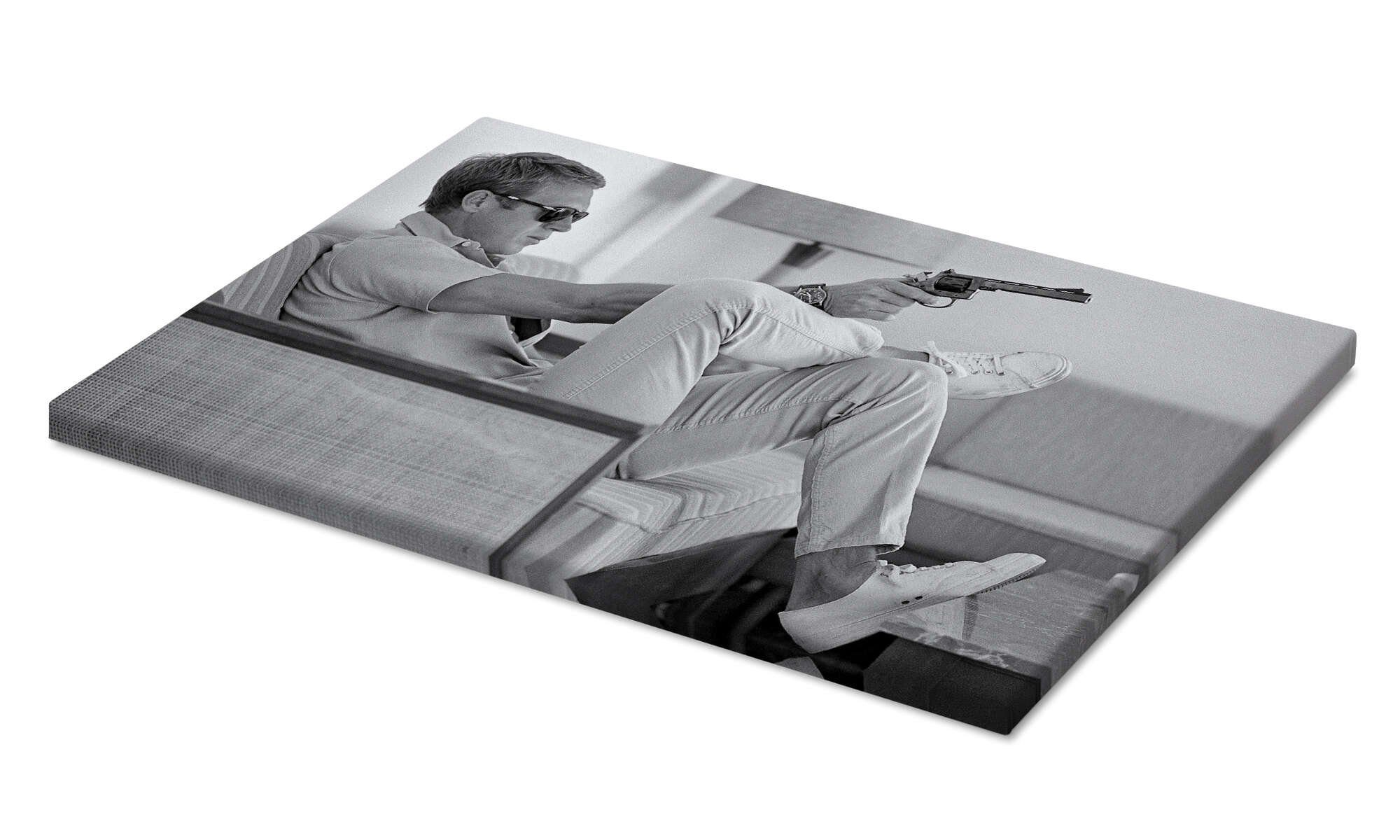 Posterlounge Leinwandbild Celebrity Collection, Steve McQueen günstig online kaufen