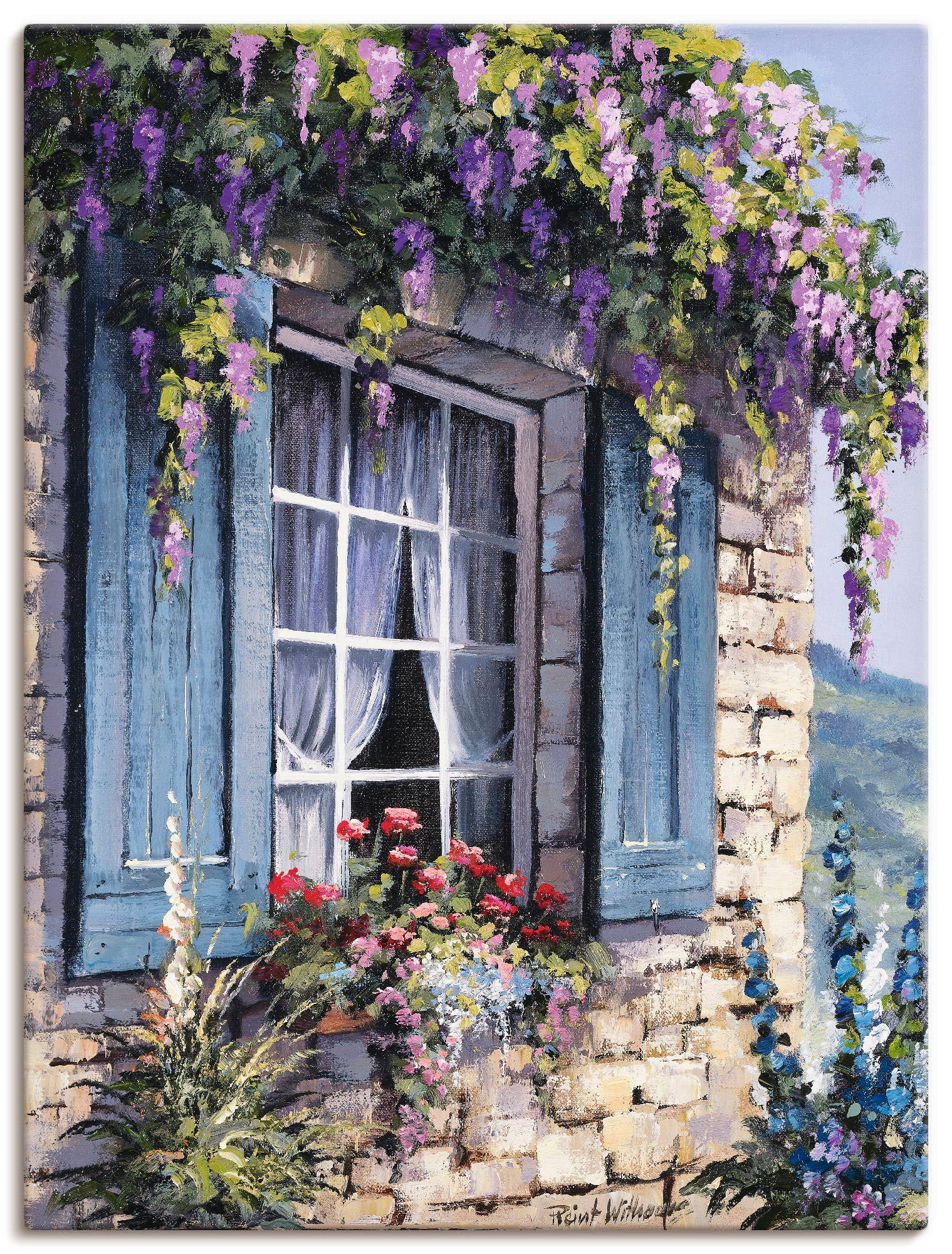Artland Wandbild Fenster I, Fenster & Türen (1 St), als Leinwandbild, Poster in verschied. Größen