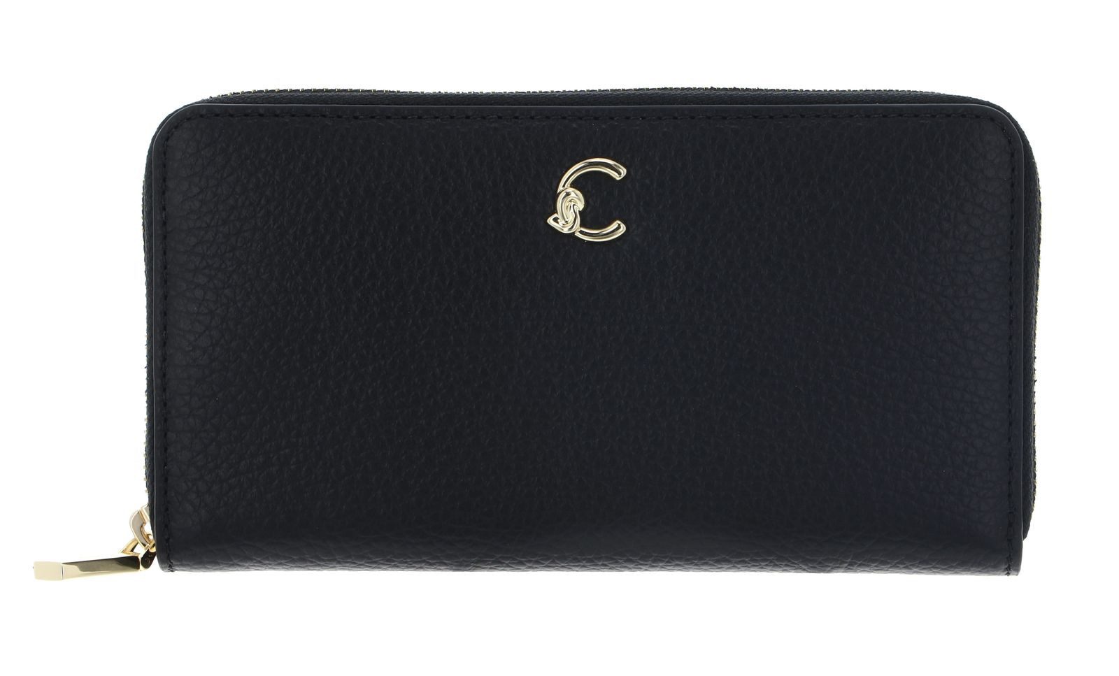 COCCINELLE Geldbörse Wallet Grained Leather, aus echtem Rindsleder mit RFID-Blocker Schutz