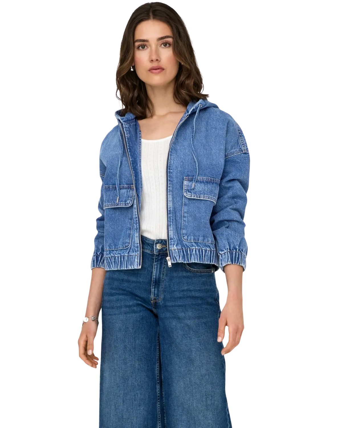 ONLY Jeansjacke stylische casual Denim Jacke