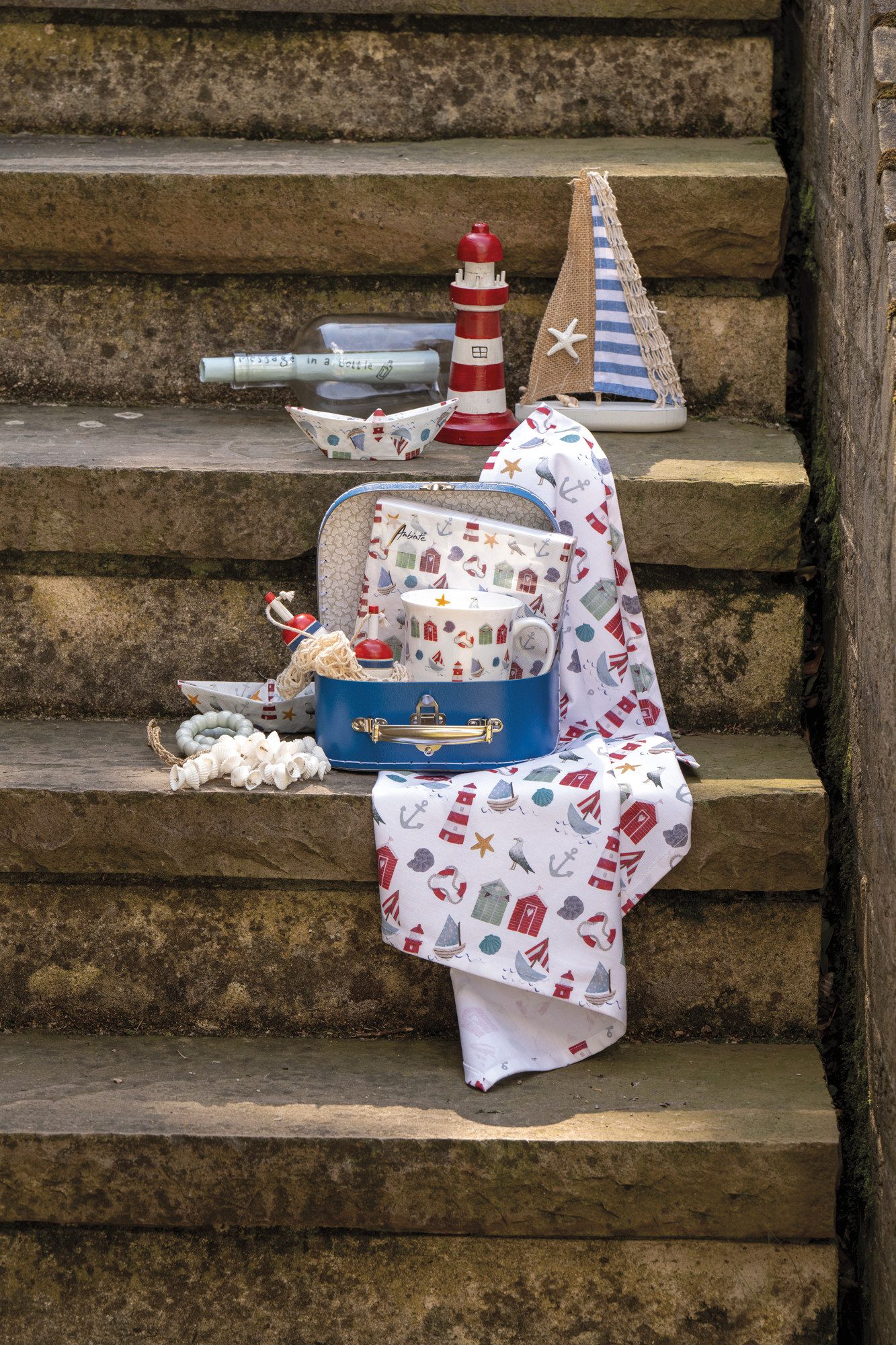 Ambiente® Geschirrtuch Nautical, (2-tlg., 2-teilig), Geschirrtücher günstig online kaufen