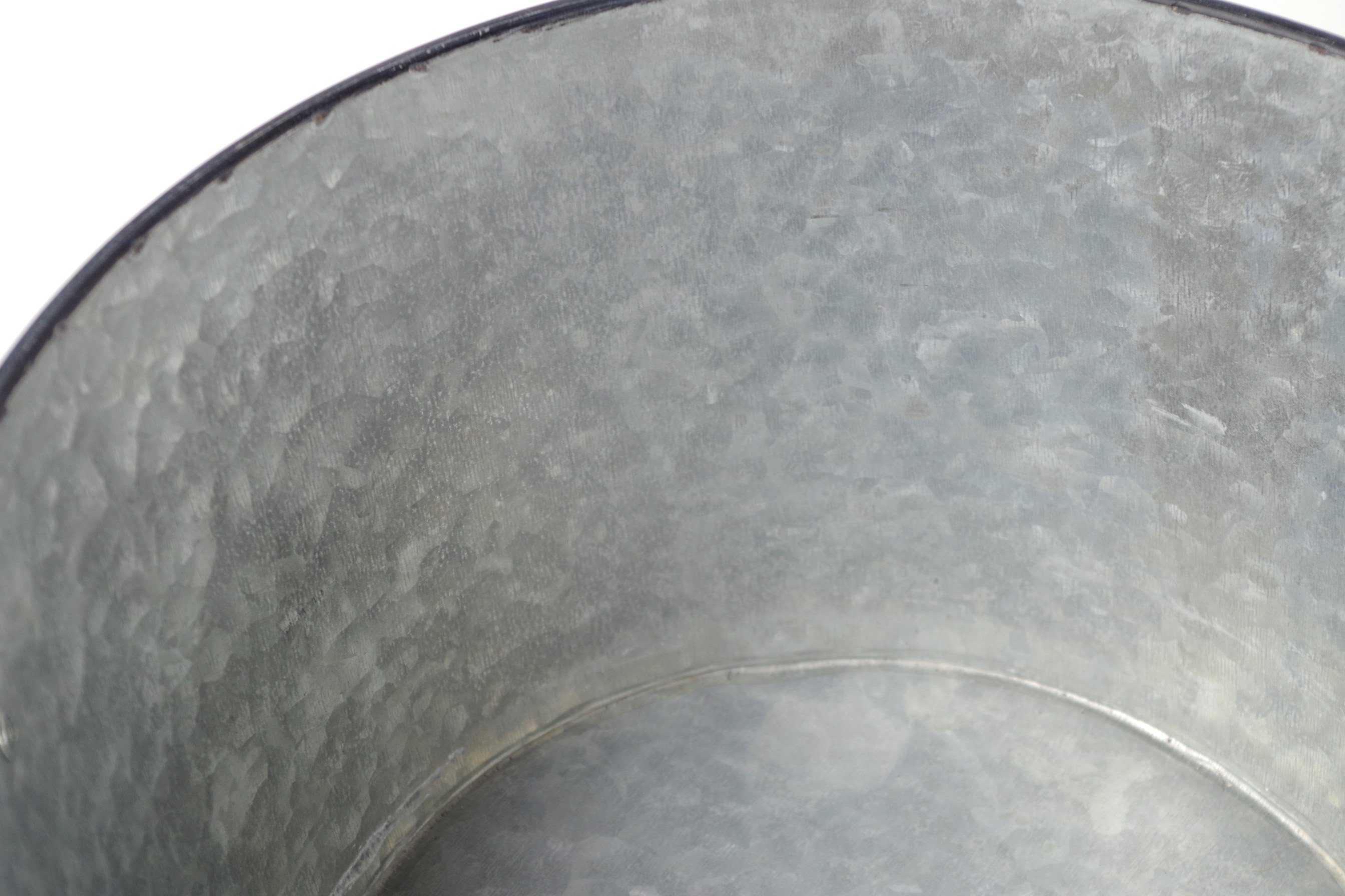 Metall mit Kobolo rund aus Seilgriffen Pflanzgefäß S/3 Blumentopf