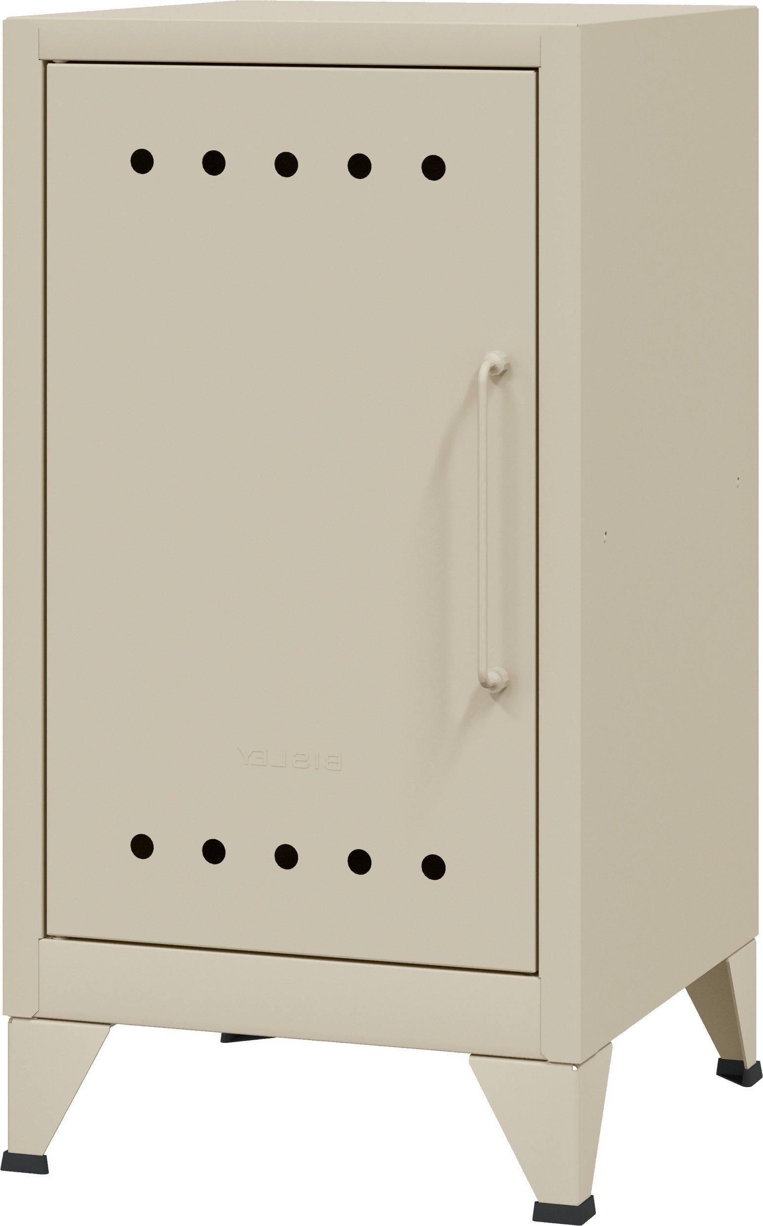 Bisley Aktenschrank Fern Mini Ablageschrank in Lichtgrau - Maße: H 73 x B 38 x T 40 cm