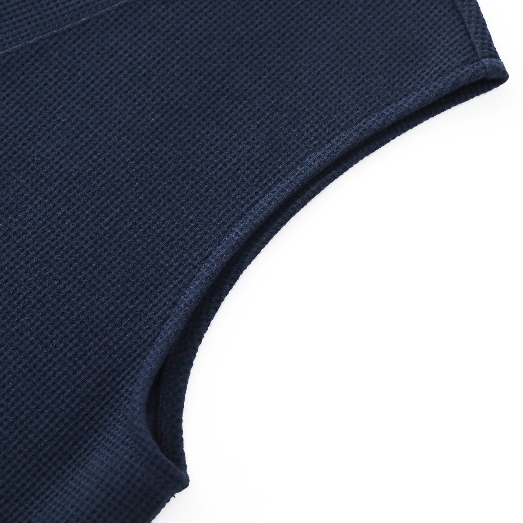 Allthemen Strickweste Herren ärmellose Strickweste mit V-Ausschnitt Waffelmuster, Taschen – Bild 4 von 5