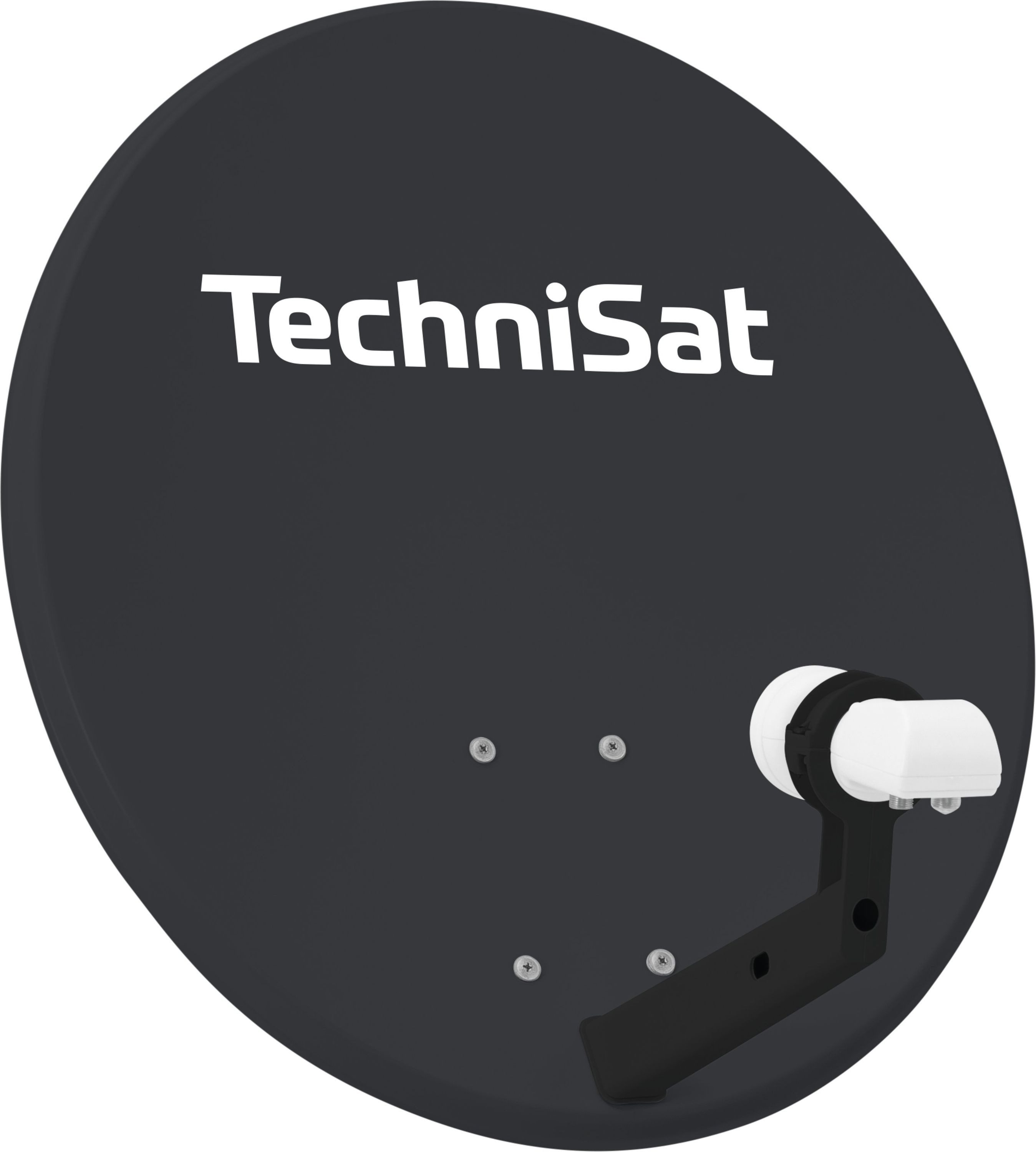 TechniSat TECHNITENNE 60 mit Twin-LNB Sat-Spiegel (60 cm, Stahl)