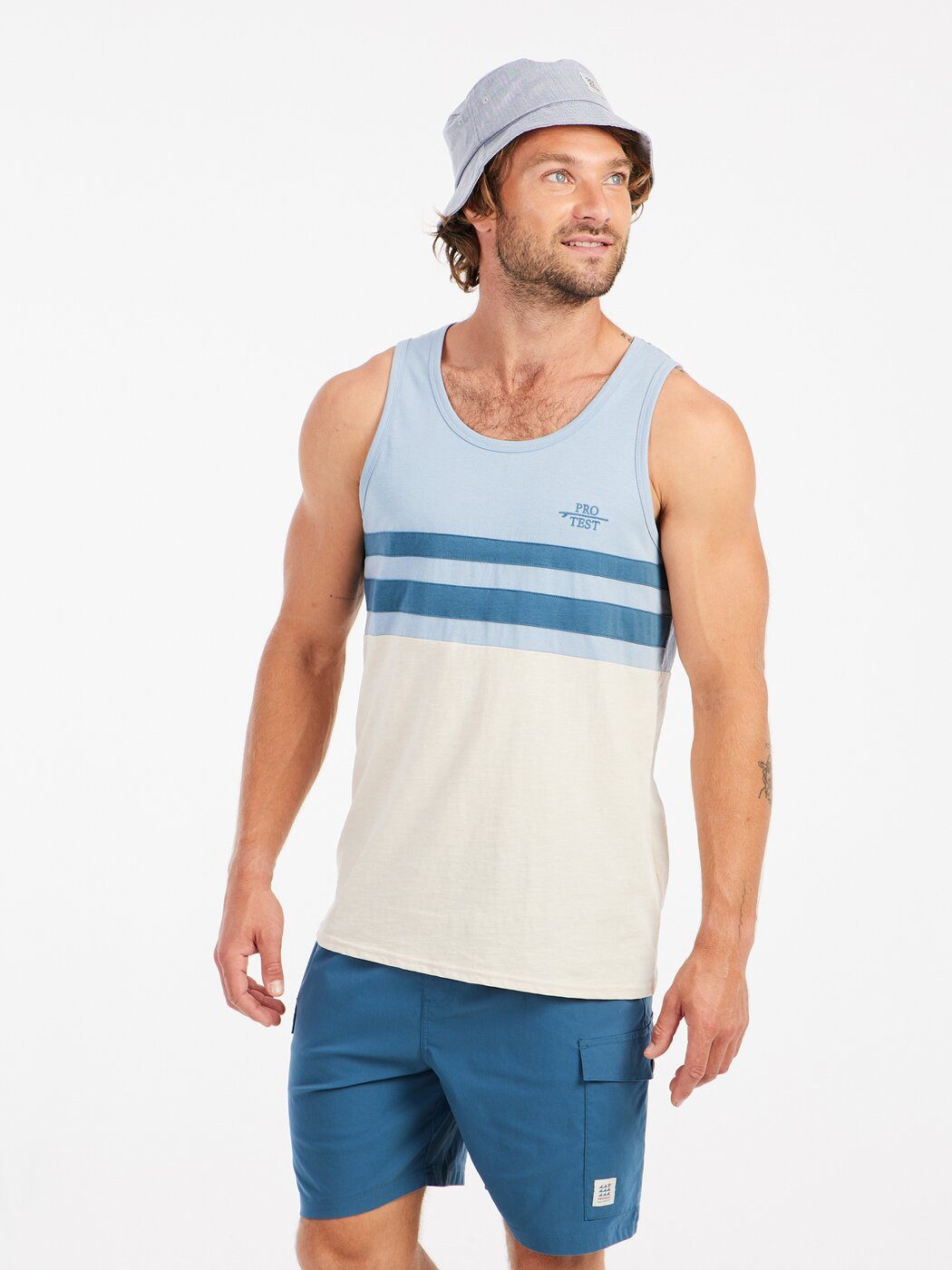 Protest Tanktop PRTIpsa singlet Dusty Blue günstig online kaufen
