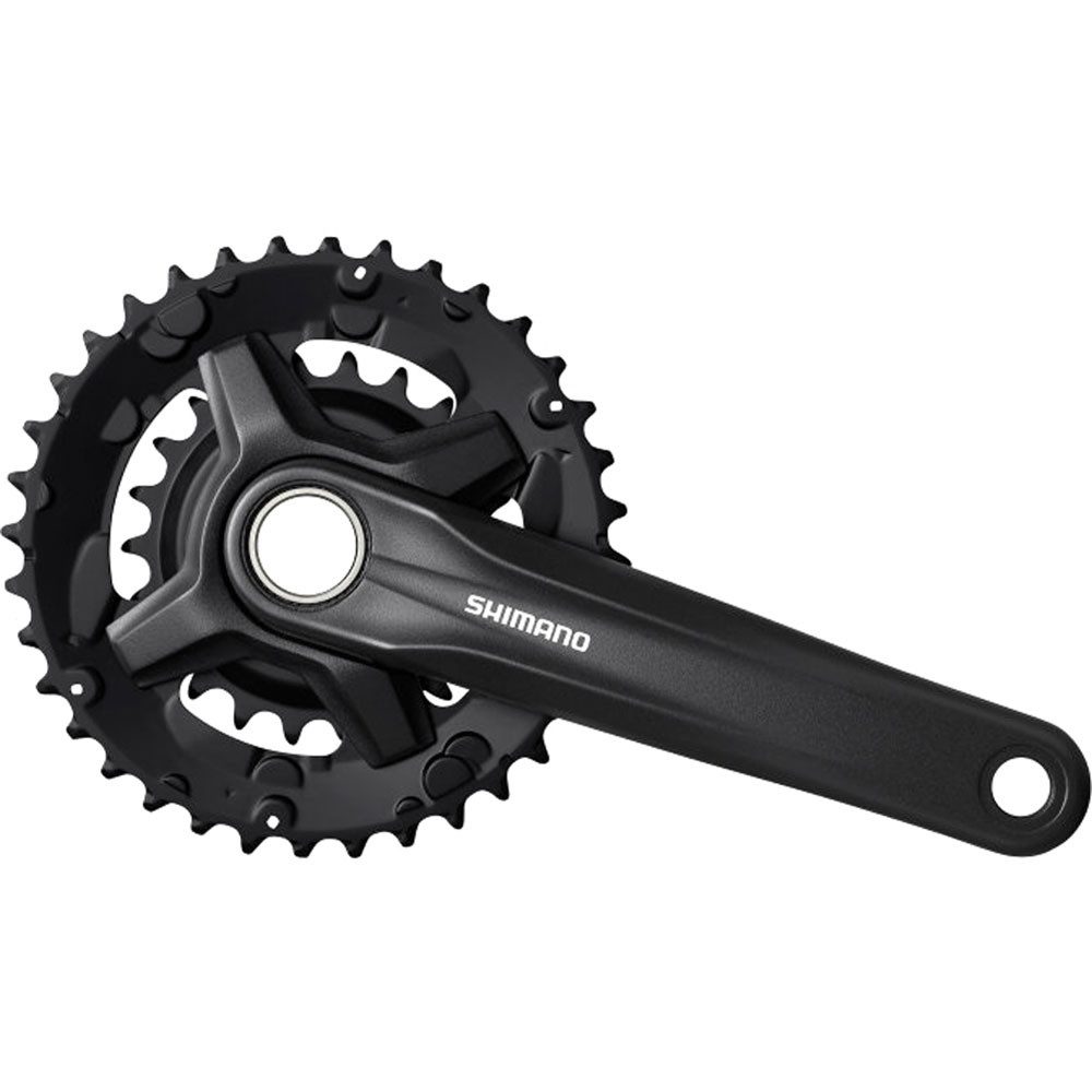 Fahrradkurbel SHIMANO Kurbelgarnitur FC-MT210-B 170mm 36-22Z. 2x9f. schwarz Fahrrad