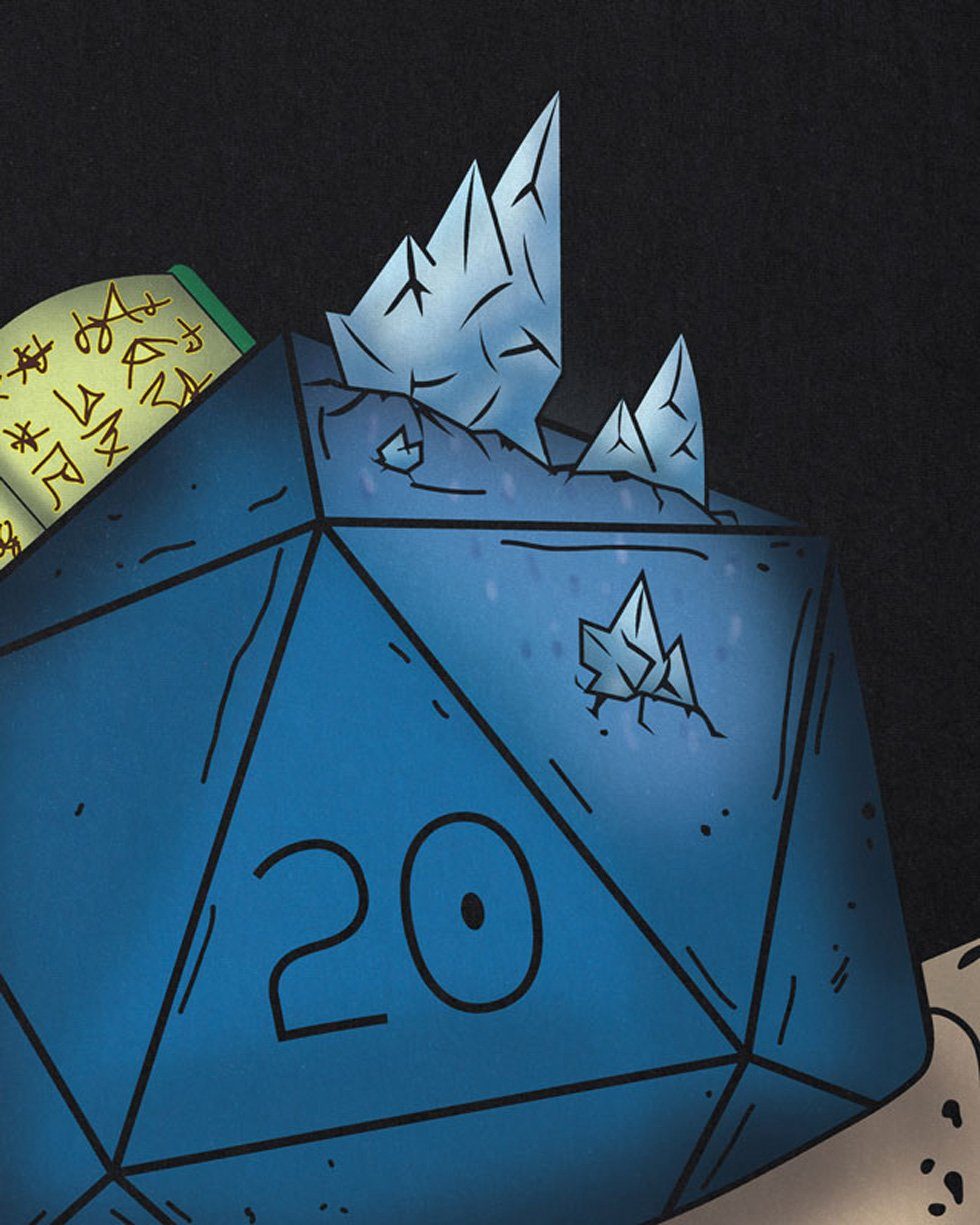 style3 T-Shirt Würfel Wizard dungeon and tabletop dragons d20 pen paper rollenspiel