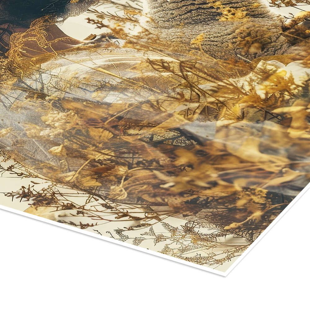 Posterlounge Wandbild Jesus und das Lamm, DejaReve, erhältlich als Poster, Leinwandbild, Wandsticker oder Acrylglasbild