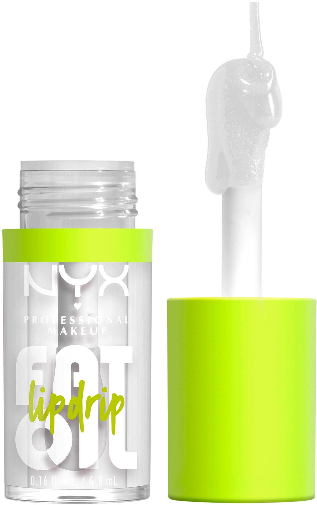 NYX PROFESSIONAL MAKEUP Lipgloss FAT OIL LIP DRIP, ein intensiv-schimmerndes Finish