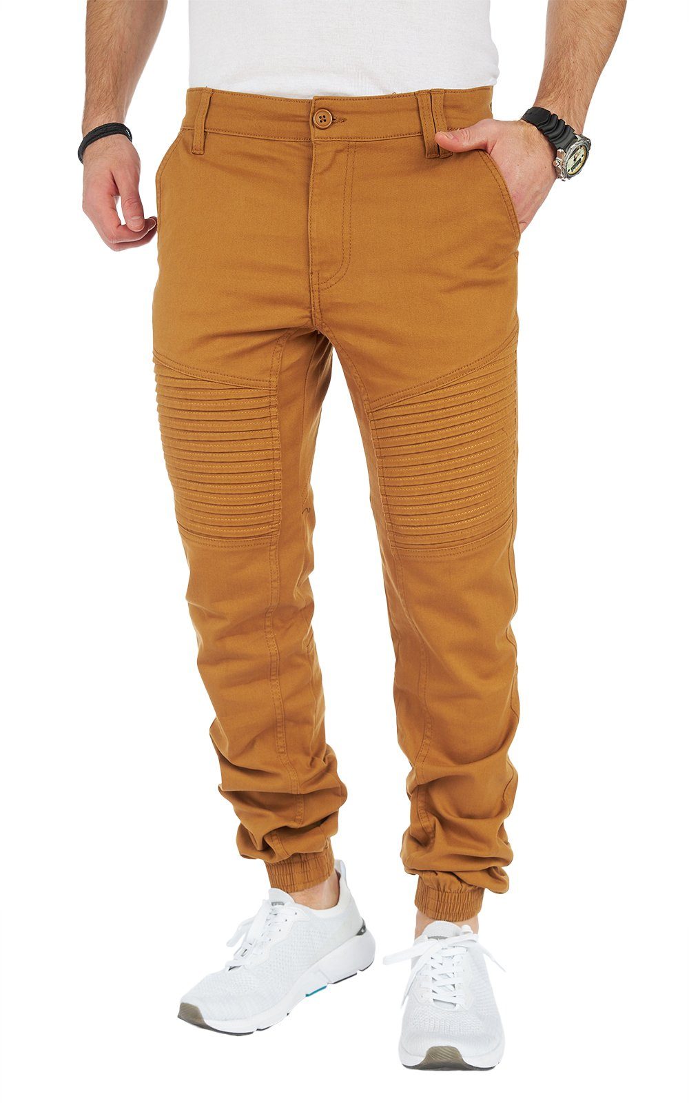 Chino männer Camel Cargohose Cargohose 8009 Cargohose Hose Styleko Styleko Cargohose Herren