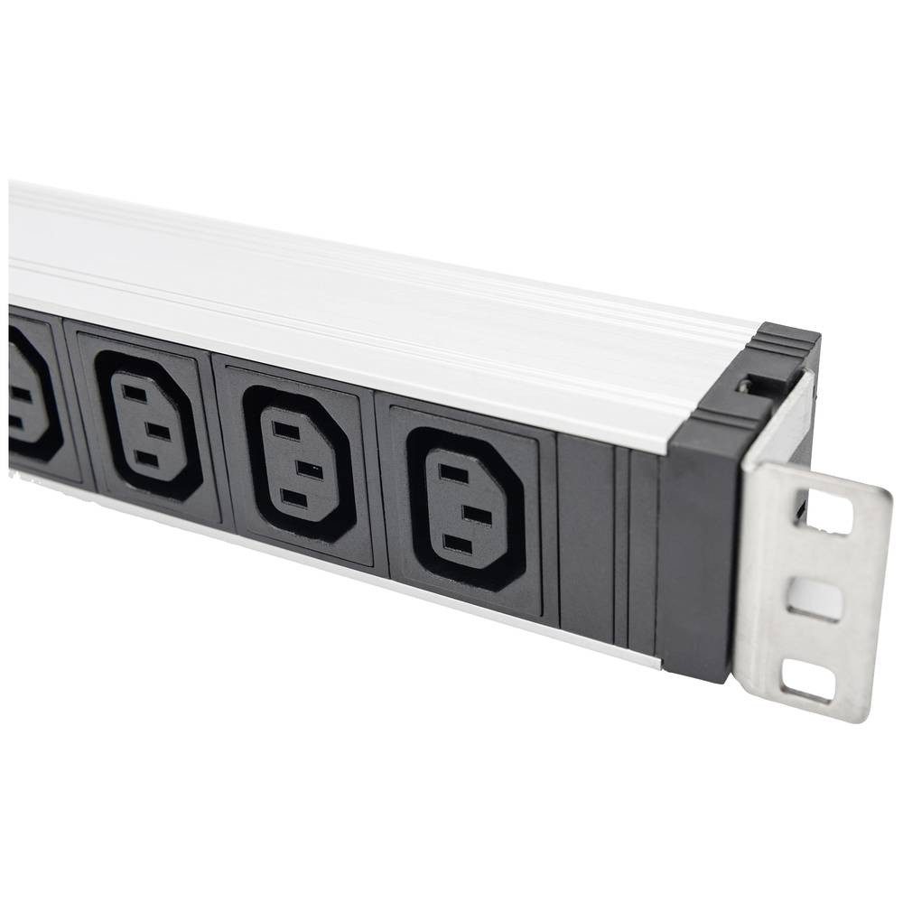 Digitus Netzwerkschrank 1U Aluminum PDU, rackmountable, 9 x C13 10A, 230VAC, 50/60Hz DN-95429