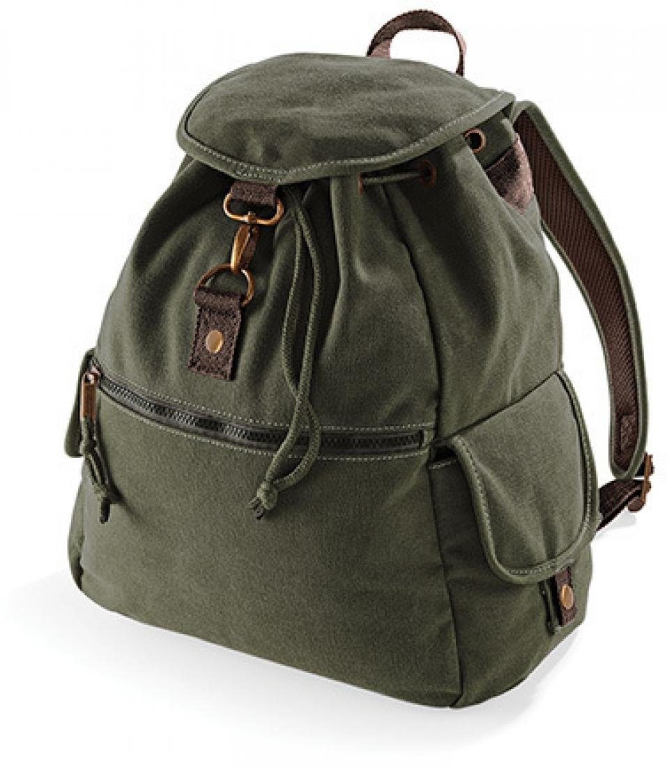 Freizeitrucksack Vintage Canvas Backpack / Rucksack, 30 x 36 x 16 cm