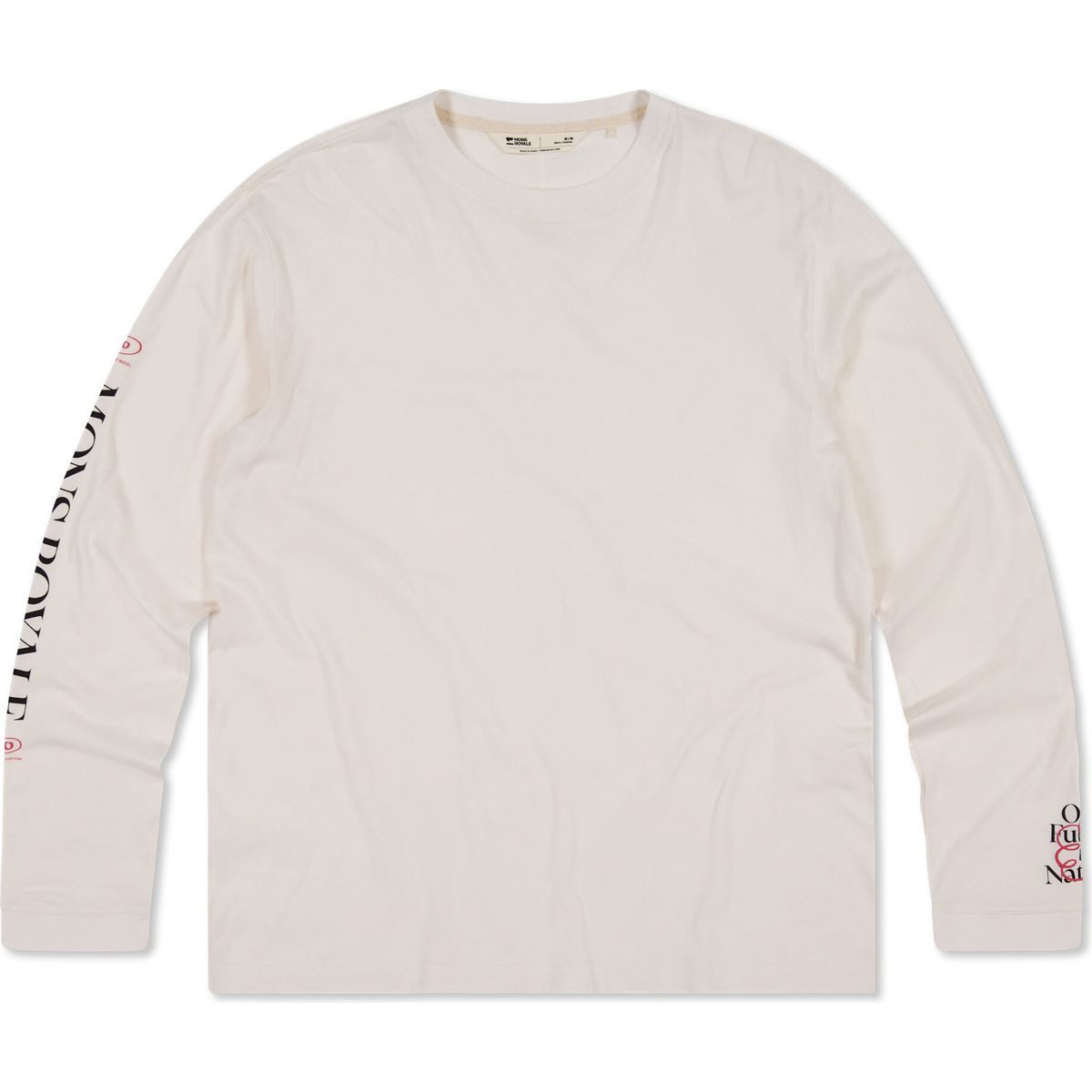 Mons Royale Funktionsshirt Mens Yonder Merino Organic Cotton Long Sleeve Natürliches Langarmshirt mit Merinowolle für Temperaturregulierung
