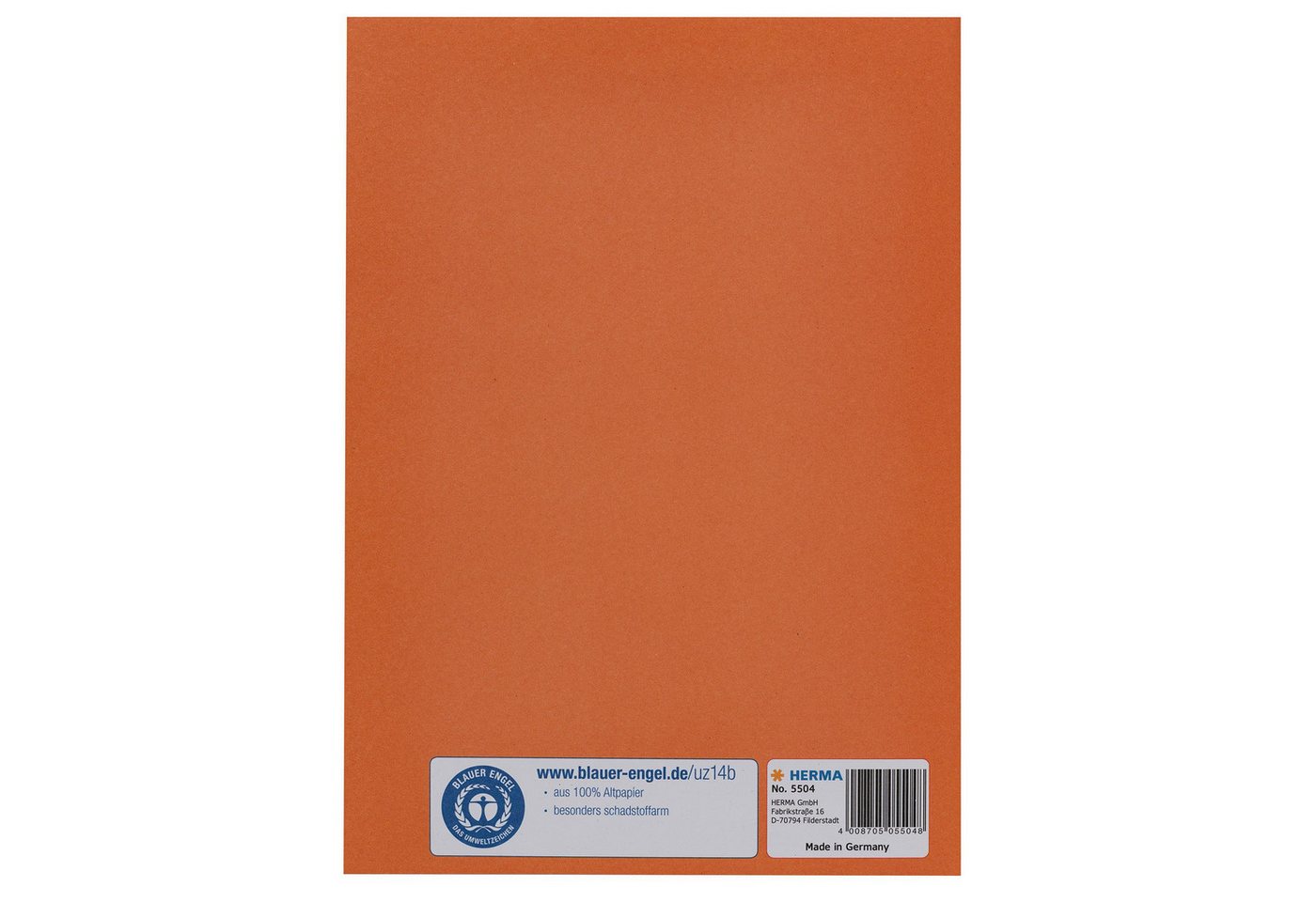 Thumbnail - HERMA Schulheft Herma Heftschoner Papier A5 orange