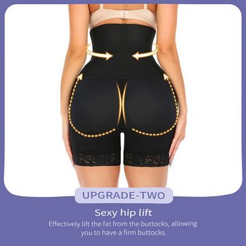 AUKUU Shaping-Body Buttshaper Buttshaper Große Größe Body Breasted Strap Enge Taille Lifting Butt Lifting Bauch Kontrollierende Hosen A560