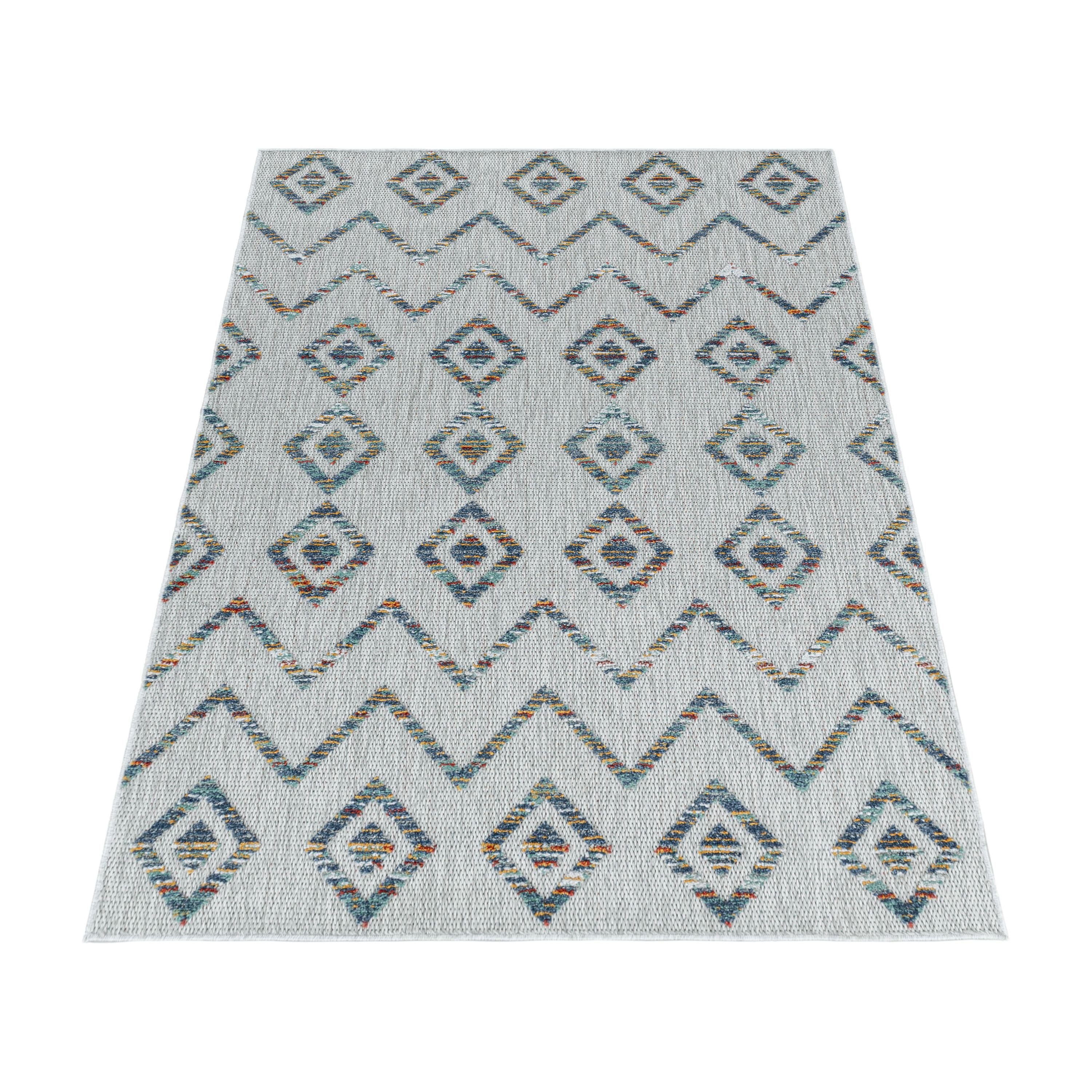 SIMPEX24 Outdoorteppich Boho Design, Läufer, Höhe: 10 mm, Outdoor Teppich B günstig online kaufen