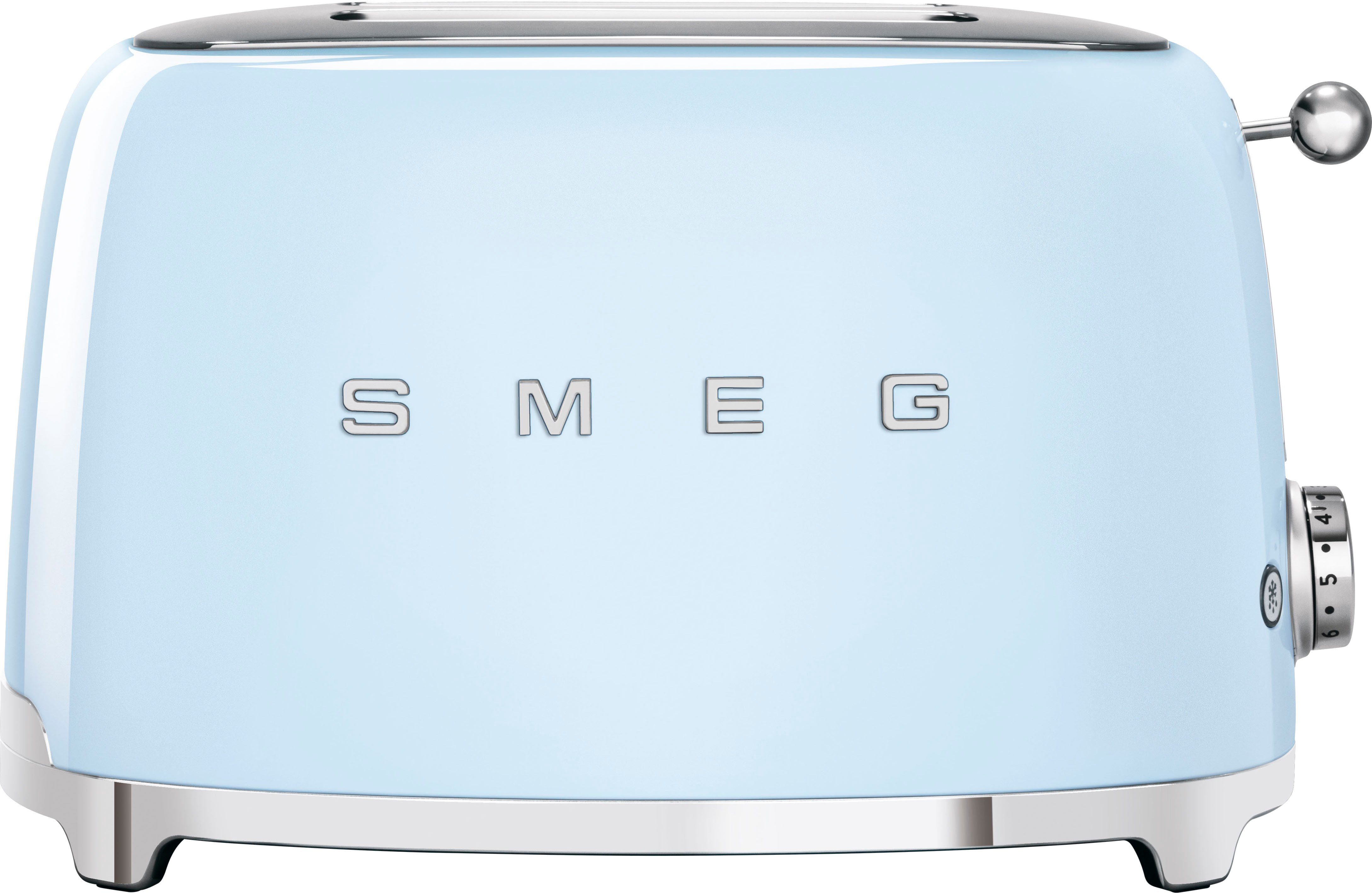 Smeg Тостеры TSF01PBEU, 2 kurze Schlitze, für 2 Scheiben, 950 W