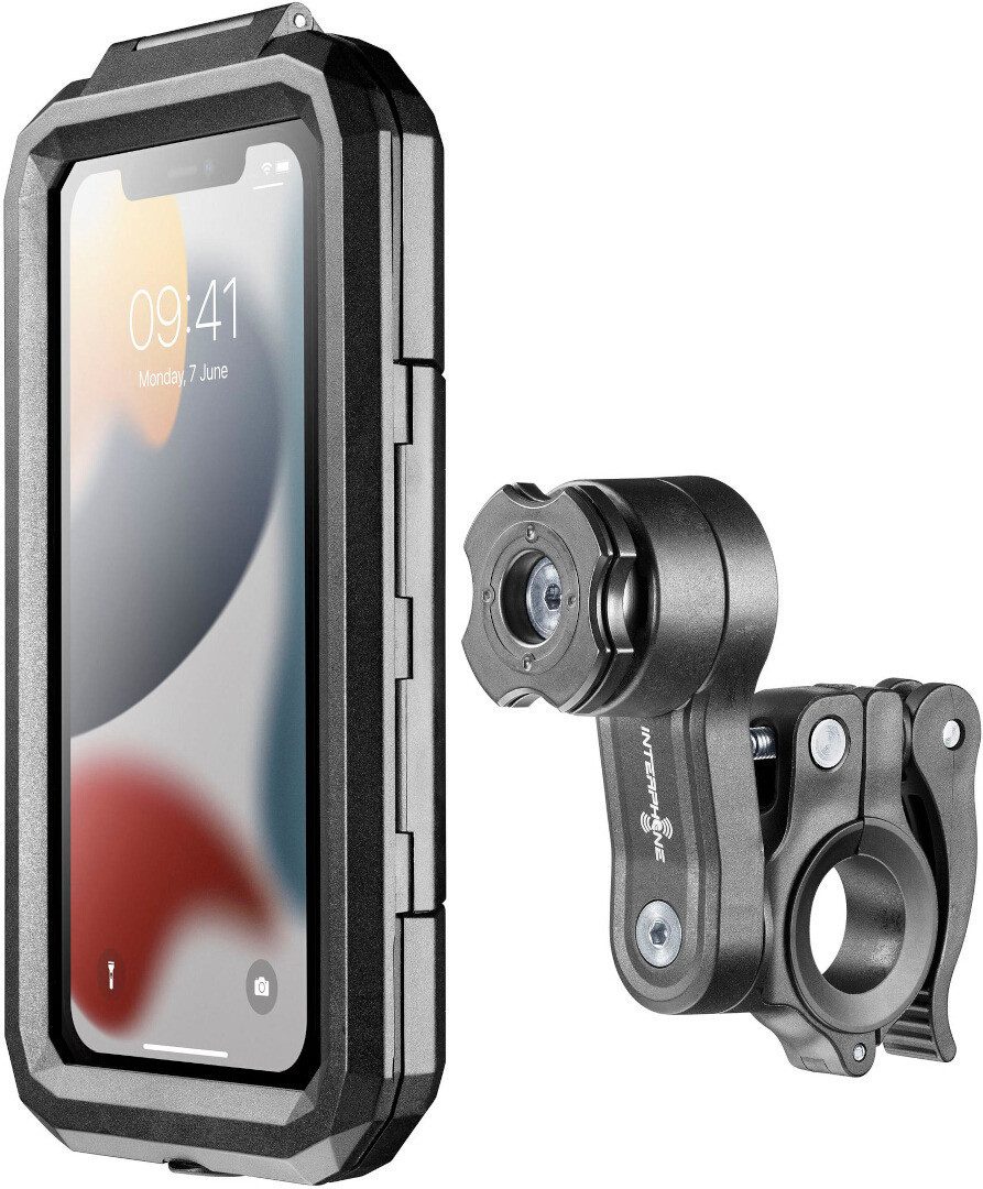 Interphone Fahrradrucksack Quiklox Armor Pro Smartphone Hülle mit Halterung, robust