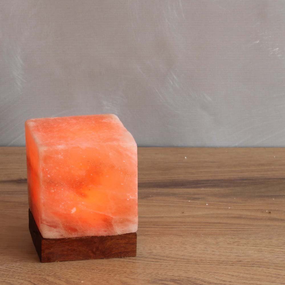 HIMALAYA SALT DREAMS Salzkristall-Tischlampe USB-Kubus, LED wechselbar, War günstig online kaufen