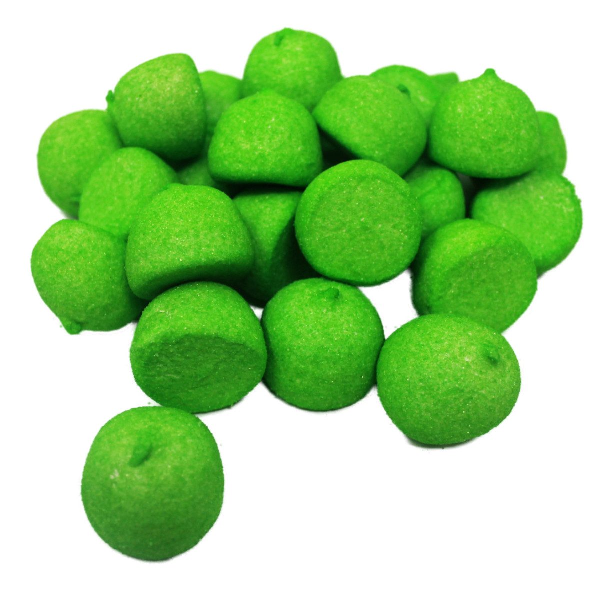 Fini Süßigkeit, Fini Marshmellow grün gezuckerte weiche Apfel Golfbälle 1000g