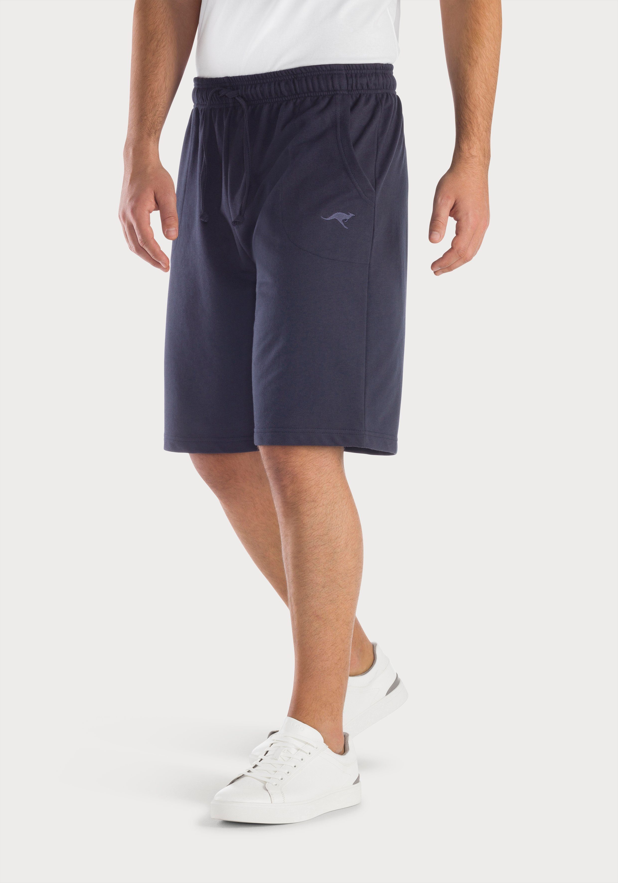 KangaROOS Sweatshorts kurze Jogginghose aus weicher Sweatware mit Kordel