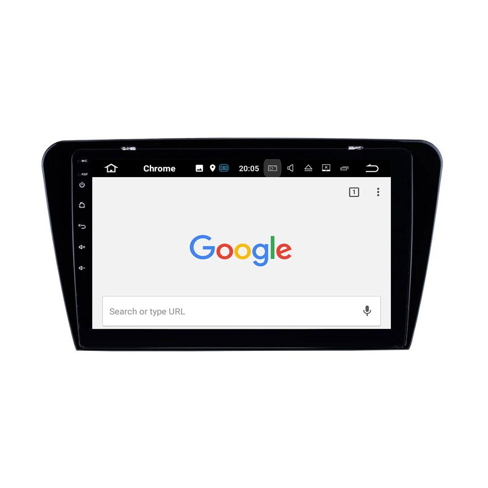 GABITECH Für Skoda Einbau-Navigationsgerät RAM Android 10 4GB Zoll 2014-2019 Carplay Autoradio Octavia