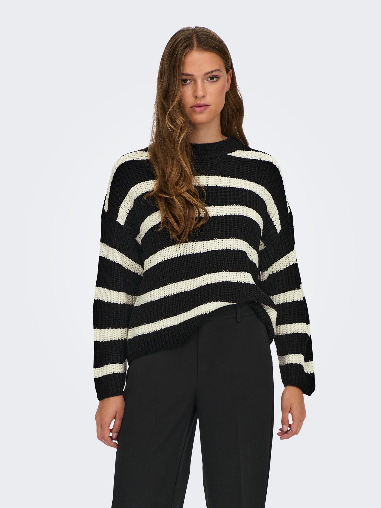 JACQUELINE de YONG Strickpullover Gestreift Strick günstig online kaufen