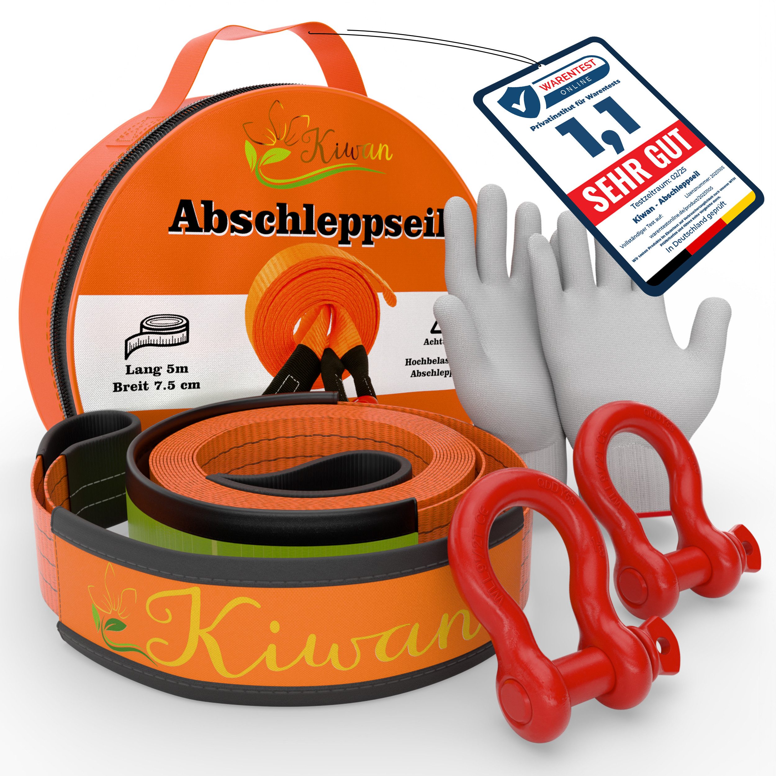 Kiwan Abschleppseil Pro