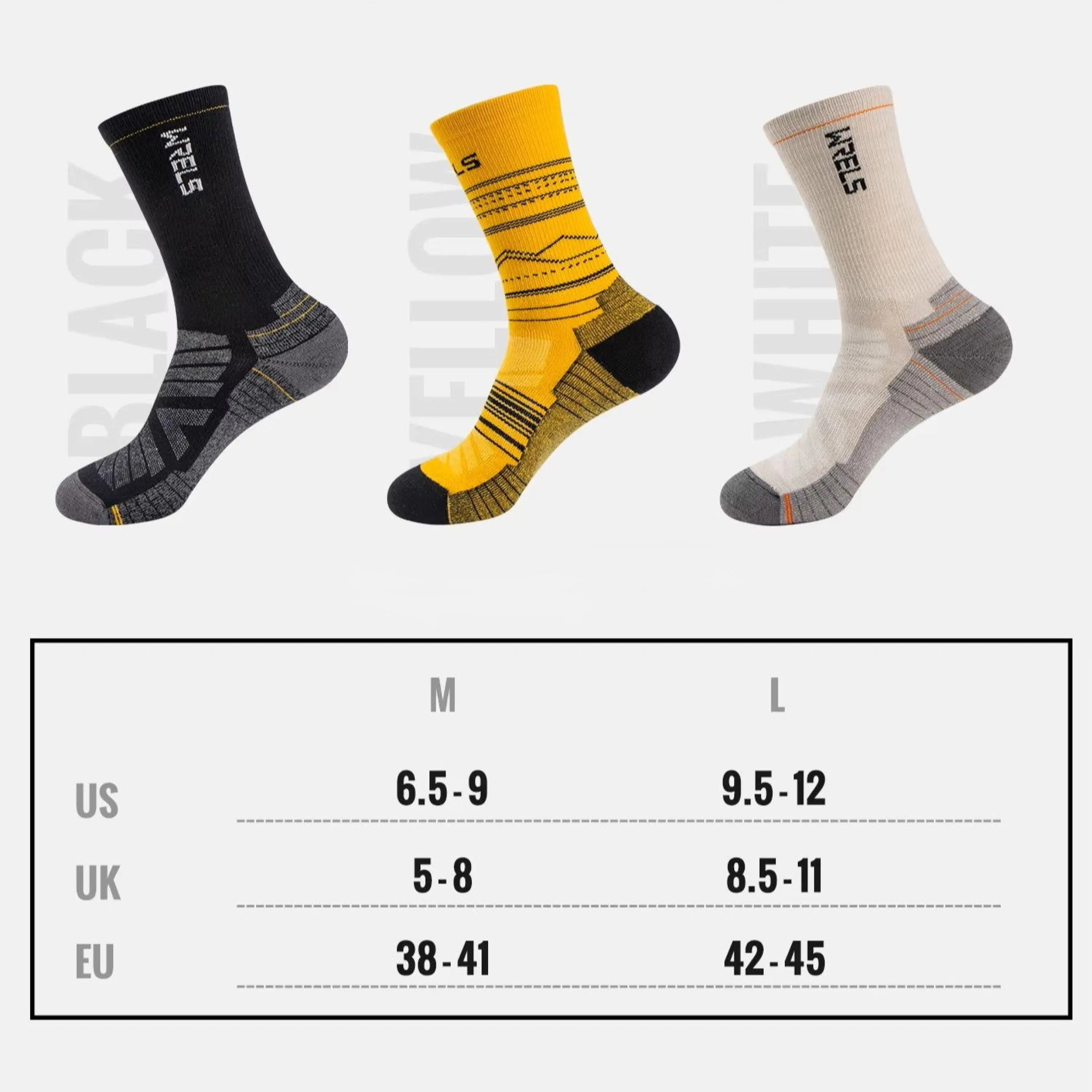 Sport-Knight® Wandersocken Merino Wandersocken 1 Paar Unisex Gr. 38-45 Outdoor-Socken gepolstert