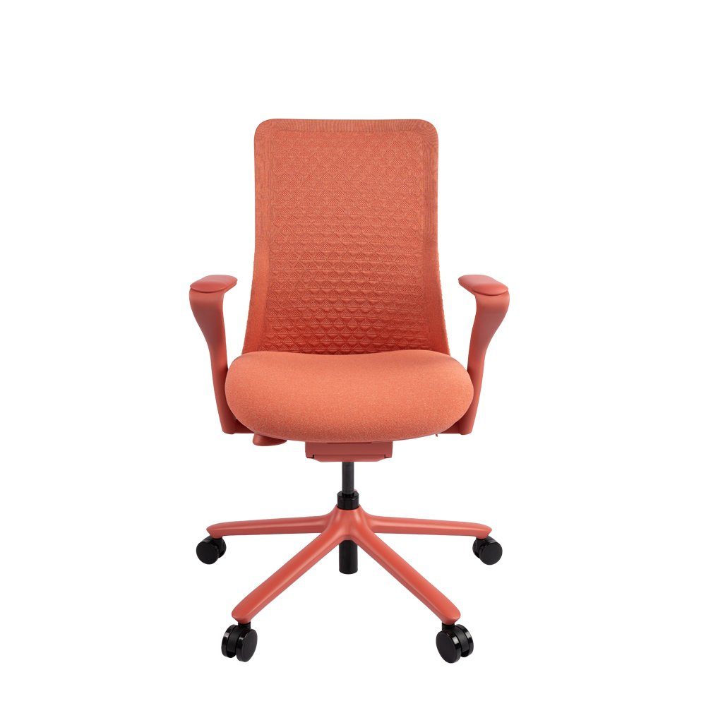 FLEXISPOT Bürostuhl BS13 (BackSupport Bürostuhl BS13, Computerstuhl mit Armlehne), bequemer Schreibtischstuhl, Chefsessel Stuhl rot