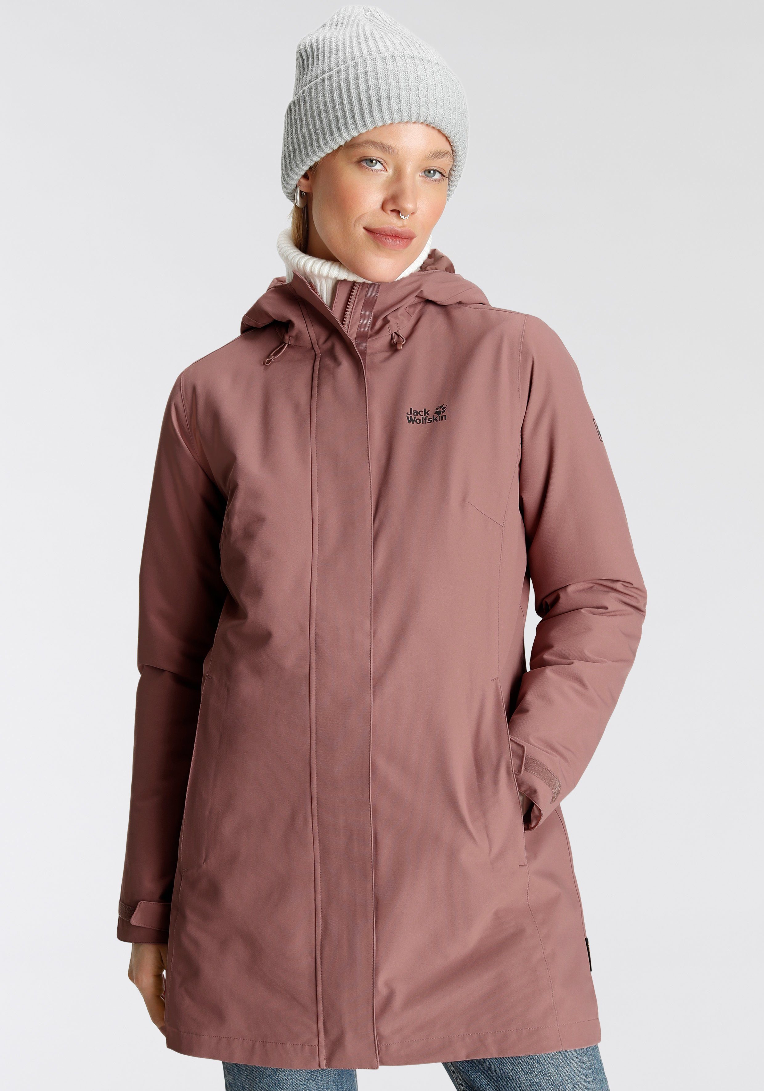 Jack Wolfskin Parka "KIOLA", mit Kapuze, Wärmend, winddicht, Übergangsjacke günstig online kaufen